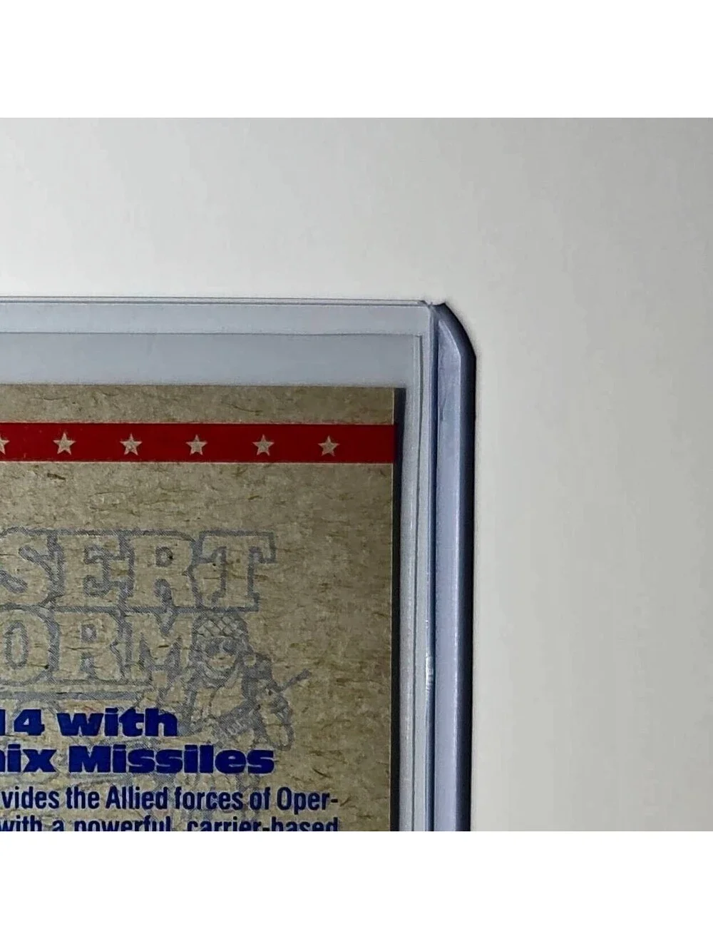 Phoenix Missiles on F-14 1991 Topps Desert Storm #23 Card - Picture 8 of 10